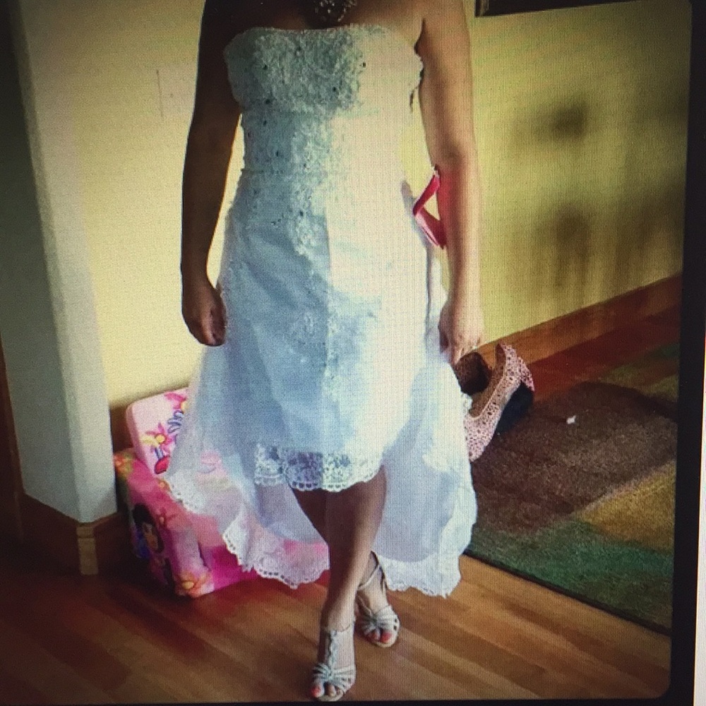 High low wedding dress